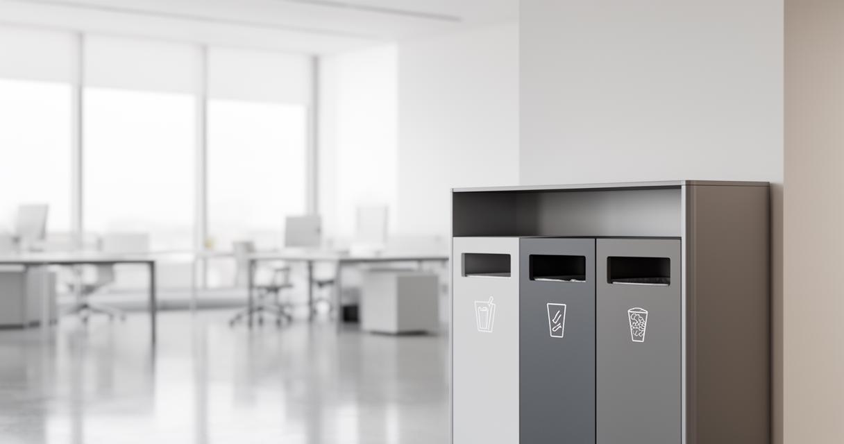 Comment choisir la solution de tri sélectif idéale pour bureaux modernes